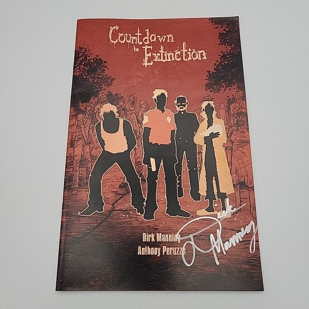 Countdown To Extinction Comic‎ Book Autographed By Dirk Manning
